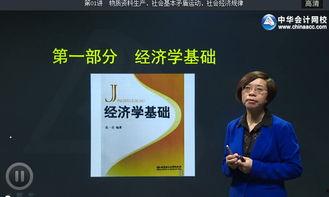 初级经济师培训视频