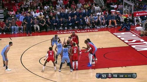 火箭vs灰熊视频直播,精彩对决直播回顾